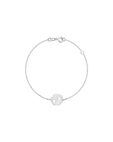Bratara O FROM OFFICE, Aur Alb 14k