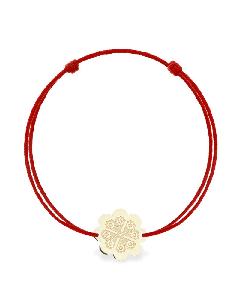 bratara-dama-floricica-aur-galben-snur