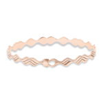 Bratara fixa AURORA BOREALIS, Aur Roz 14K