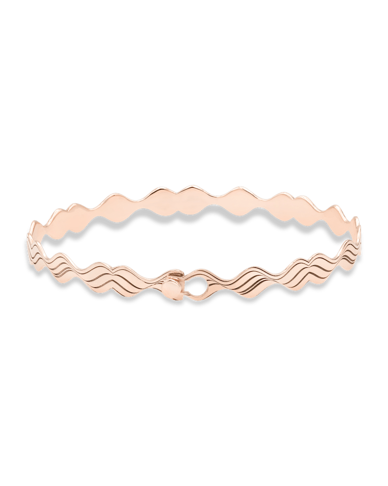 Bratara fixa AURORA BOREALIS, Aur Roz 14K