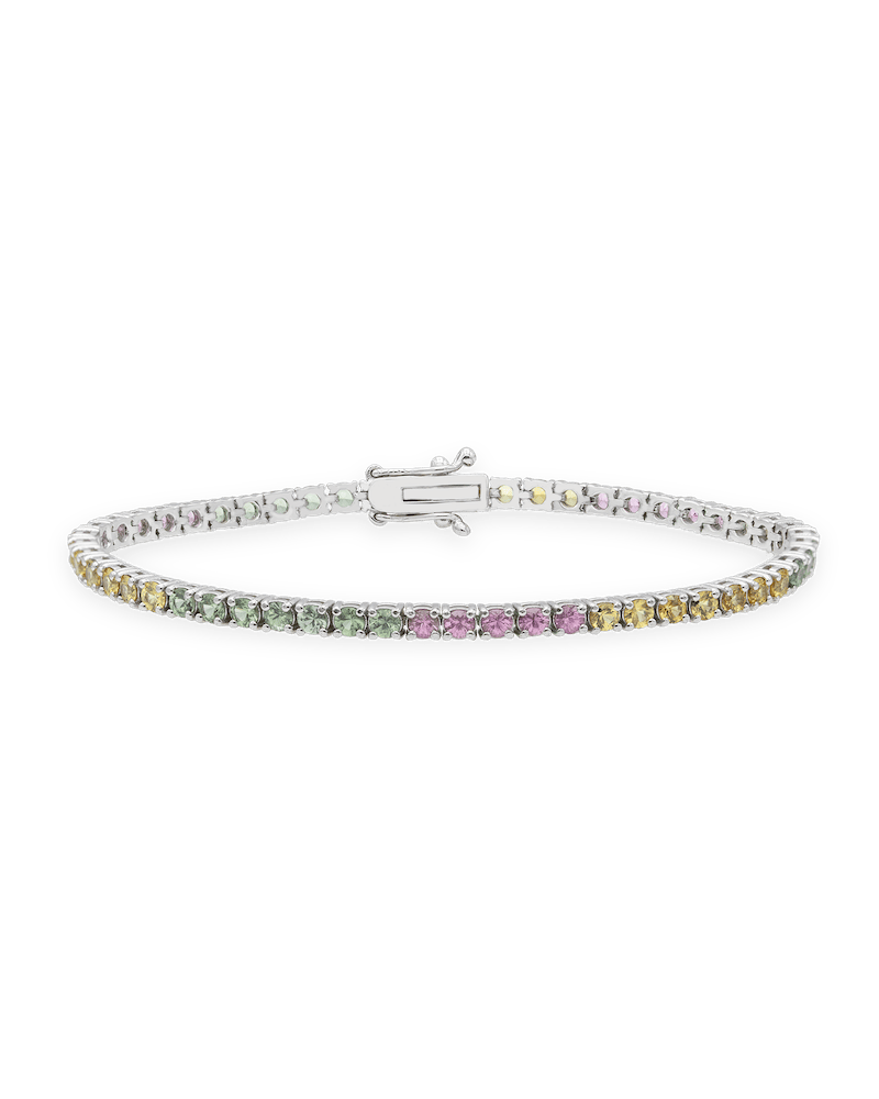 bratara-tennis-dama-aur-alb-safire-colorate