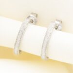 cercei-aur-model-diamante