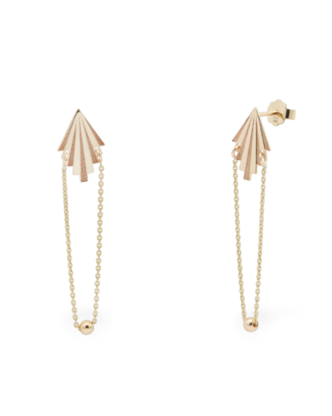 cercei-lungi-lantisor-aur-roz-art-deco