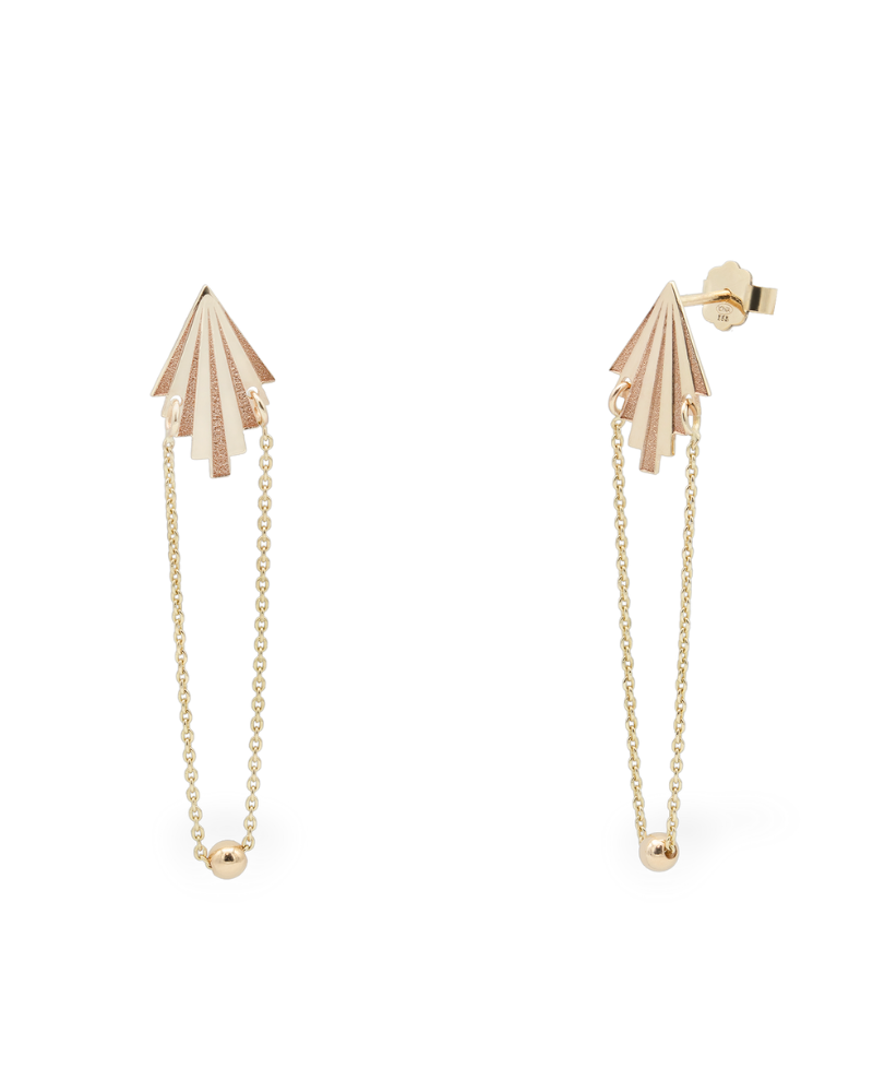 cercei-lungi-lantisor-aur-roz-art-deco