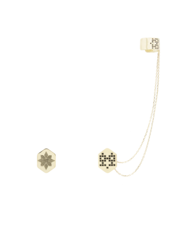 cercei-tip-ear-cuff-aur-galben-motive-romanesti