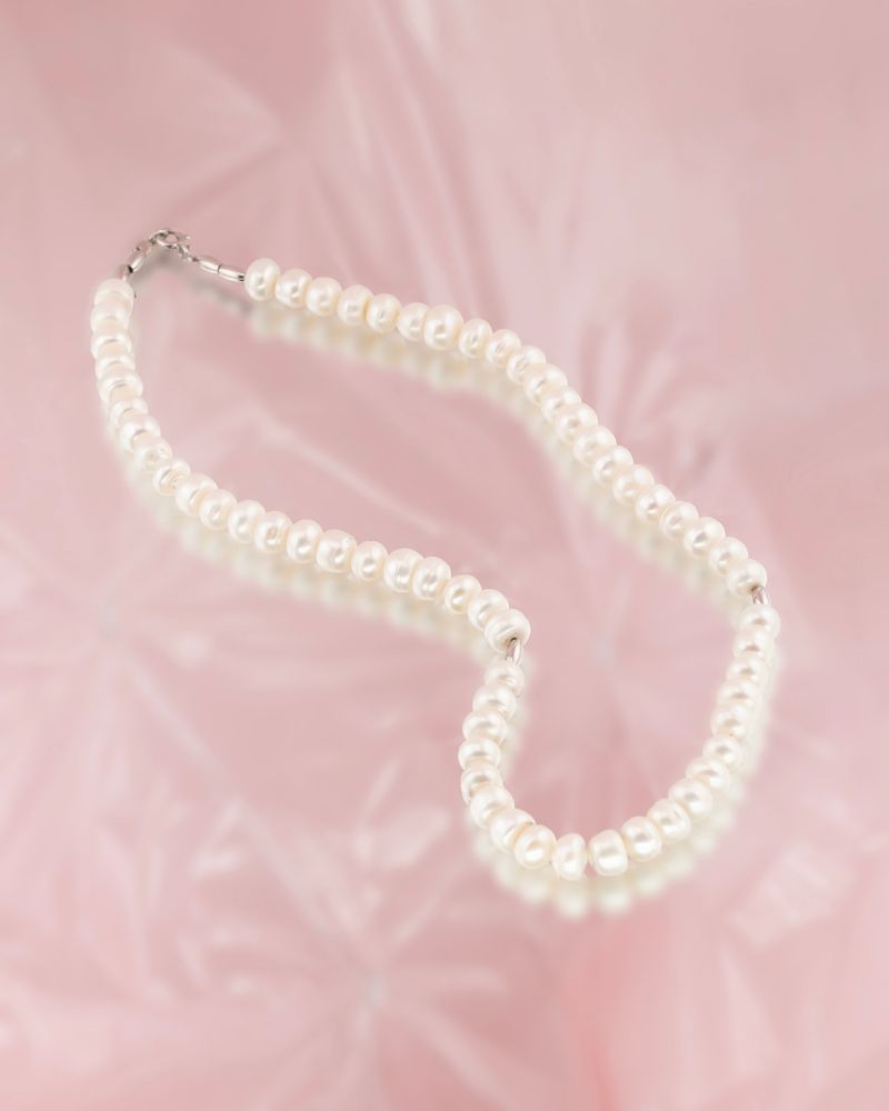 Colier SUNRISE POEM cu Perle si Argint 925