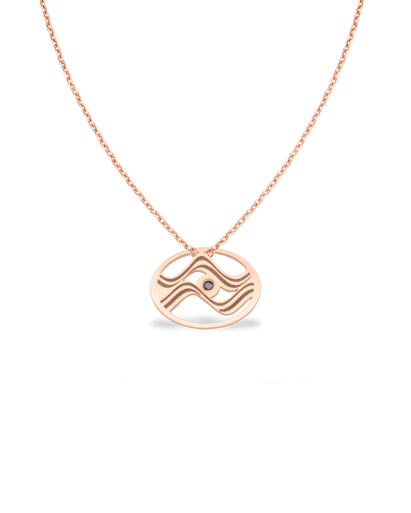 colier-baza-gatului-aur-roz-diamant-negru