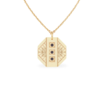 colier-infinite-mirror-aur-galben-diamant-negru