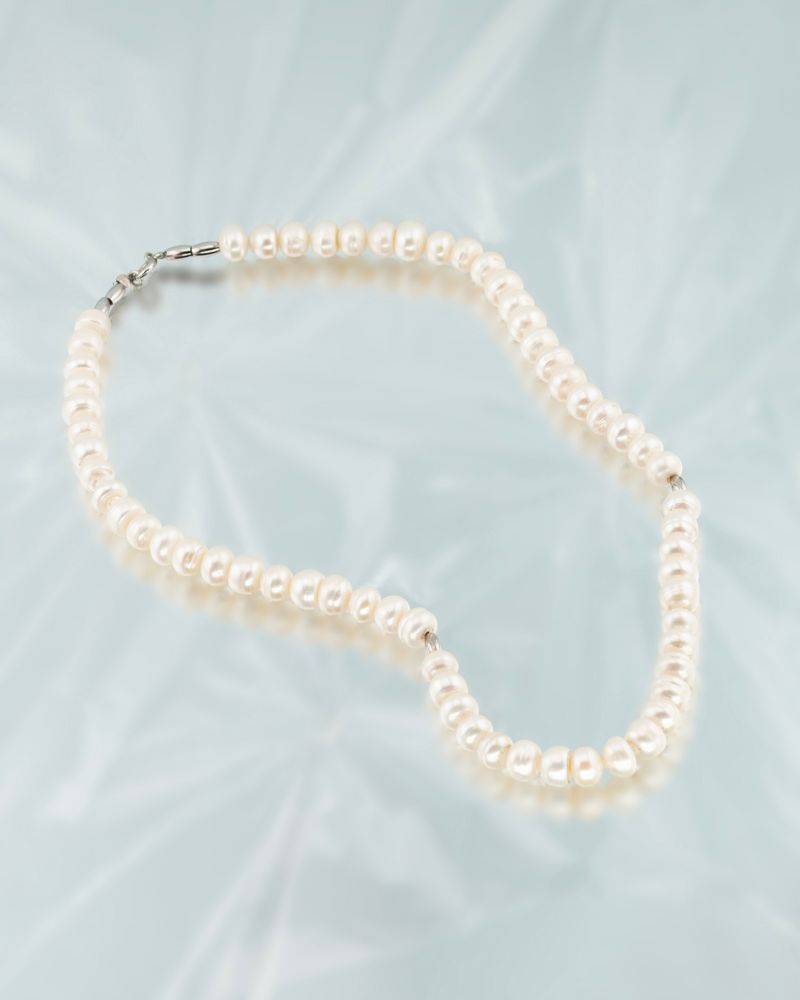 Colier SUNRISE POEM cu Perle si Argint 925