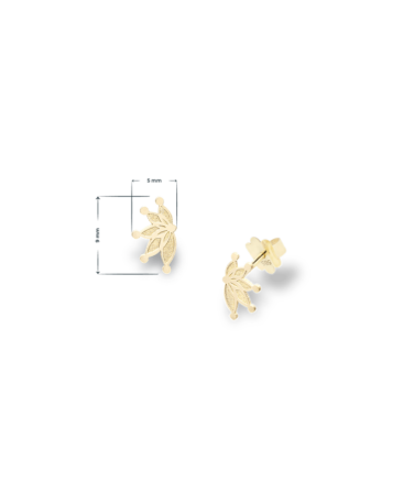 dimensiuni-cercei-copii-fantasia-aur-galben