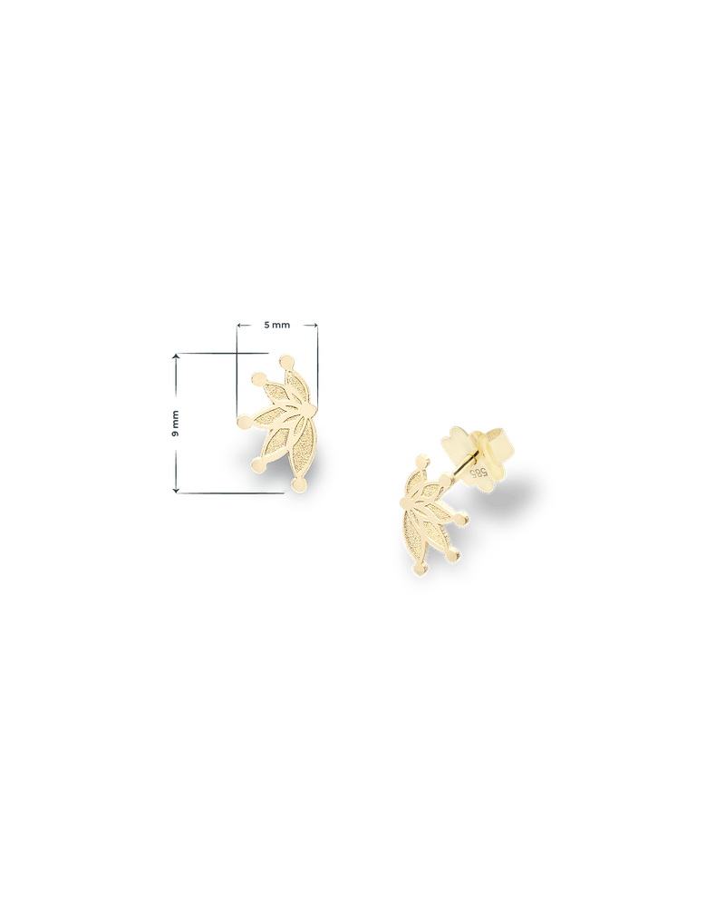 dimensiuni-cercei-copii-fantasia-aur-galben