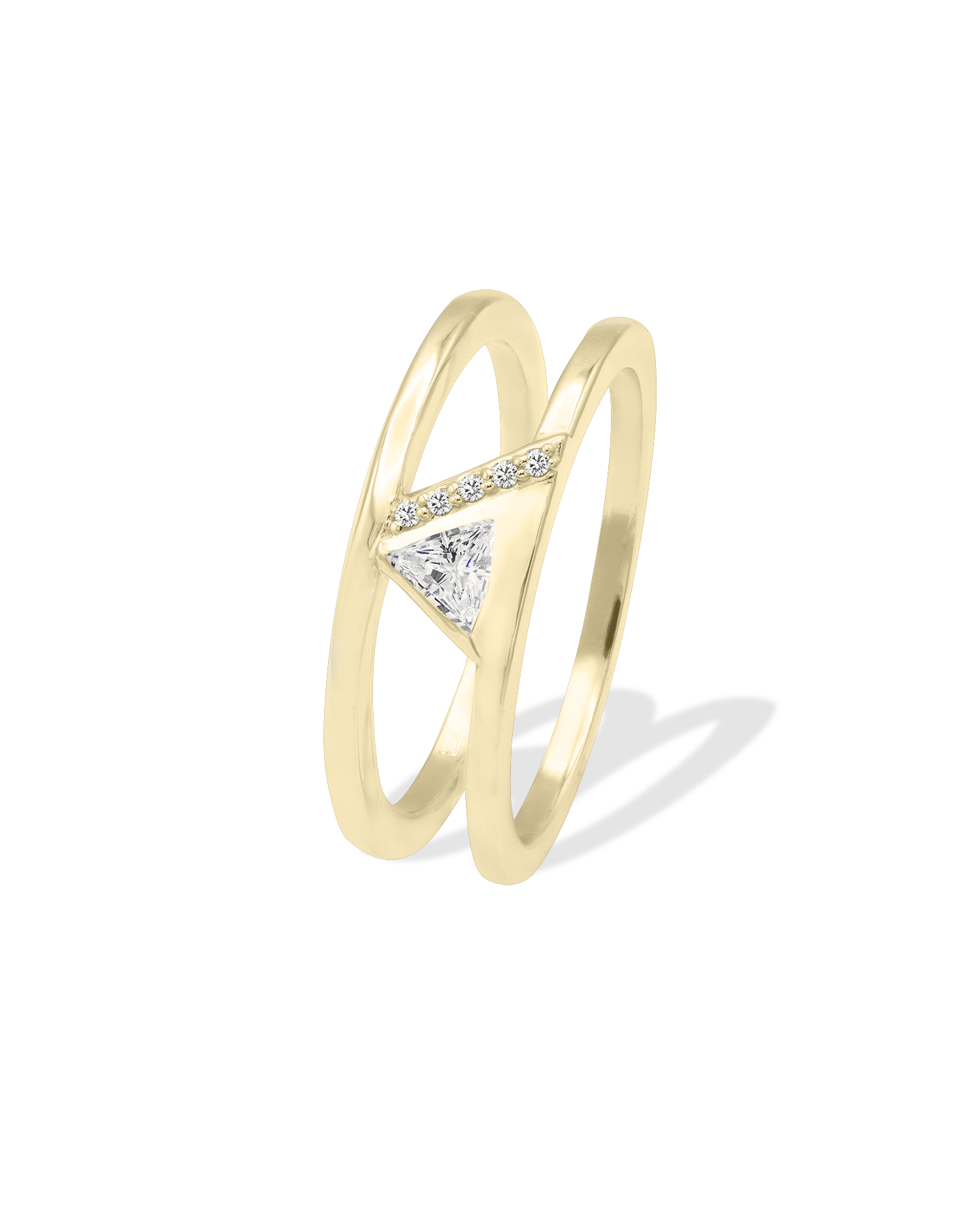 inel-deosebit-diamant-trillion-cut-aur-galben