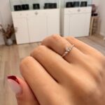 Inel de logodna MARQUESA cu Diamante Naturale, Aur Galben 14K