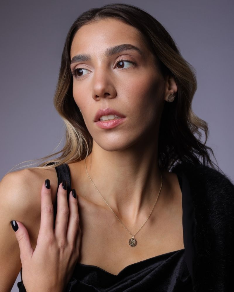 pandantiv-aur-diamante-negre-model-art-deco