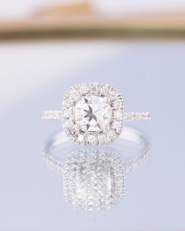 Inel de logodna BRILLIANCE cu Diamante Naturale Aprox. 1.31 ct, Aur Alb 14K