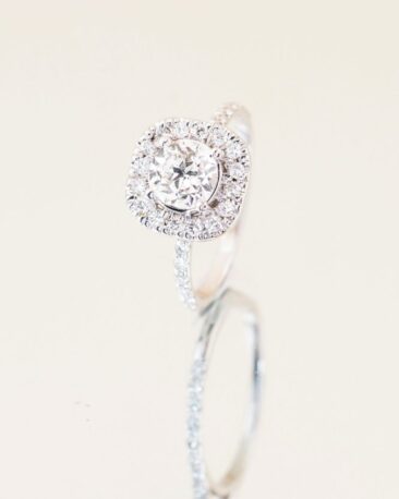 Inel de logodna BRILLIANCE cu Diamante Naturale Aprox. 1.31 ct, Aur Alb 14K