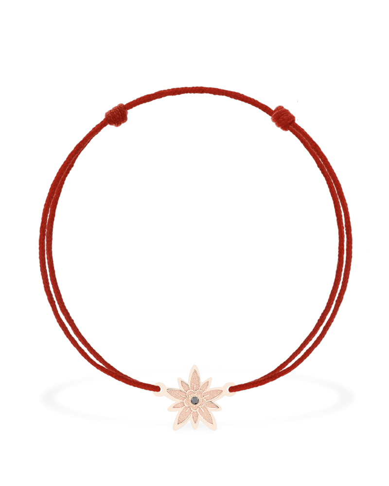 bratara-snur-floare-de-colt-aur-roz-diamant-negru