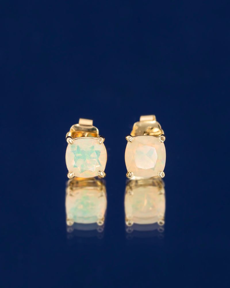 Cercei Unicat GAME OF COLOURS cu Opale Naturale, Aur Galben 14K