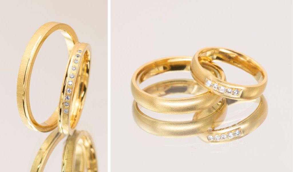verigheta comfort fit aur galben 14k iona