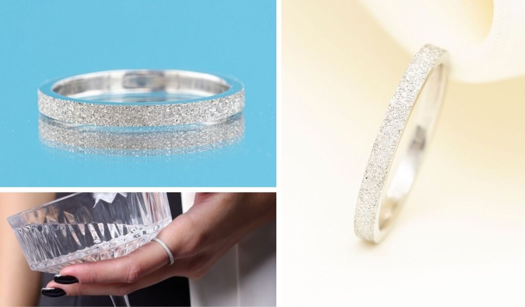 Inel-verigheta BETTER THAN DIAMONDS din aur alb 14k.