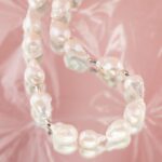 Colier la baza gatului IMPERFECT BEAUTY cu Perle Naturale Baroc, Argint 925