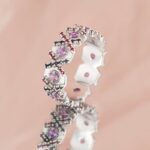 Inel WISDOM cu Safire Naturale, Aur Alb 14K