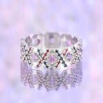 Inel WISDOM cu Safire Naturale, Aur Alb 14K