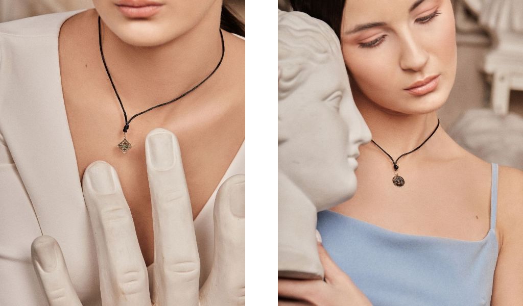 colectia IMAGINARIUM pandantive zodiacale aur 14K pietre naturale IONA