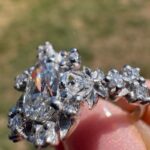 Inel de Logodna ALL WHITE cu Diamant Lab-Grown Marquise Cut, Aur Alb 14K