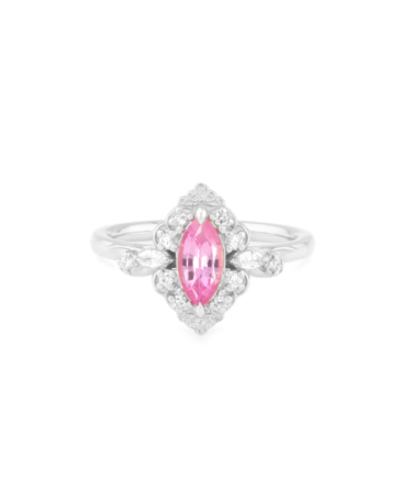 Inel the lovers safir natural diamante aur alb 14k iona